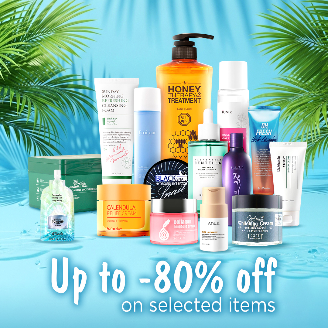 Up to -80% off on selected items