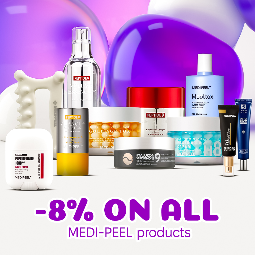 -8% on all MEDI-PEEL products!