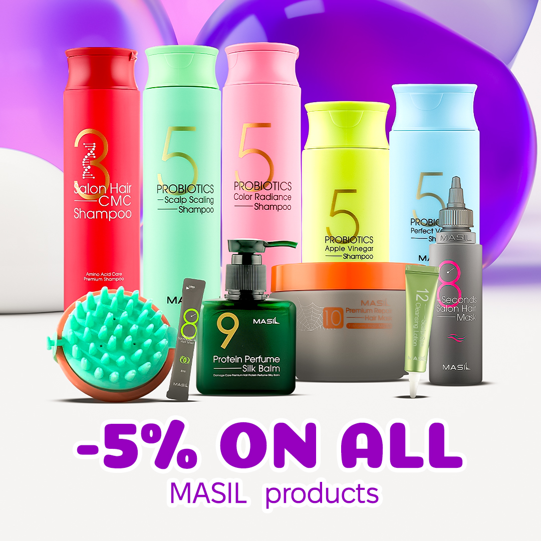 -5% on all MASIL products!